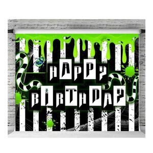 Beetlejuice Backdrop For Parties Or Photos Sz 5’x7’